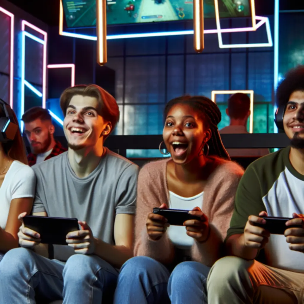Gracze dzielący się opiniami o sprzęcie gamingowym