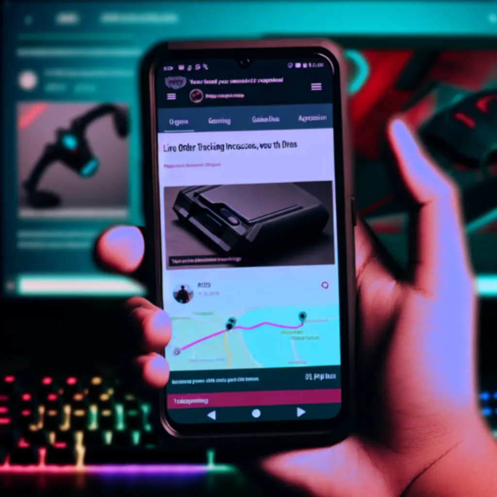 Śledzenie zamówienia Plonexia na urządzeniu mobilnym