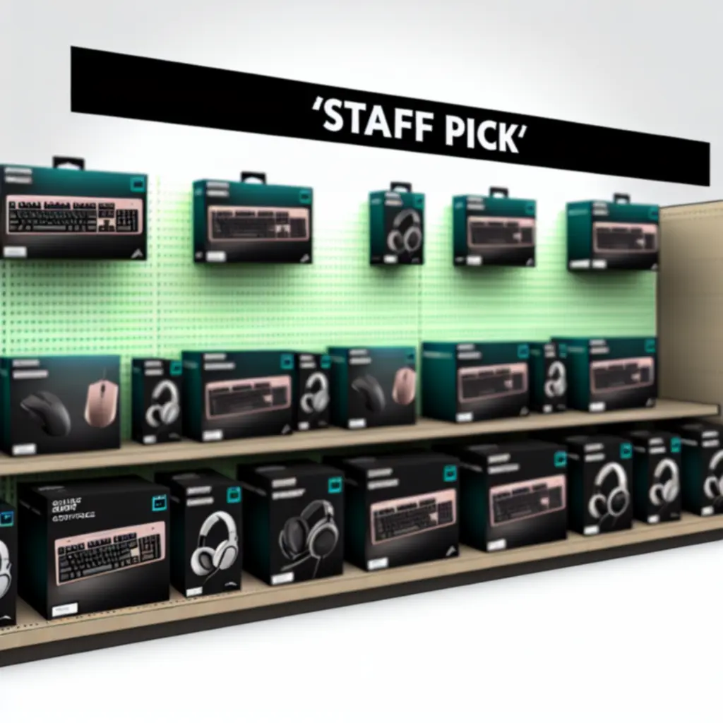 Polecane przez ekspertów peryferia gamingowe wyeksponowane na biurku